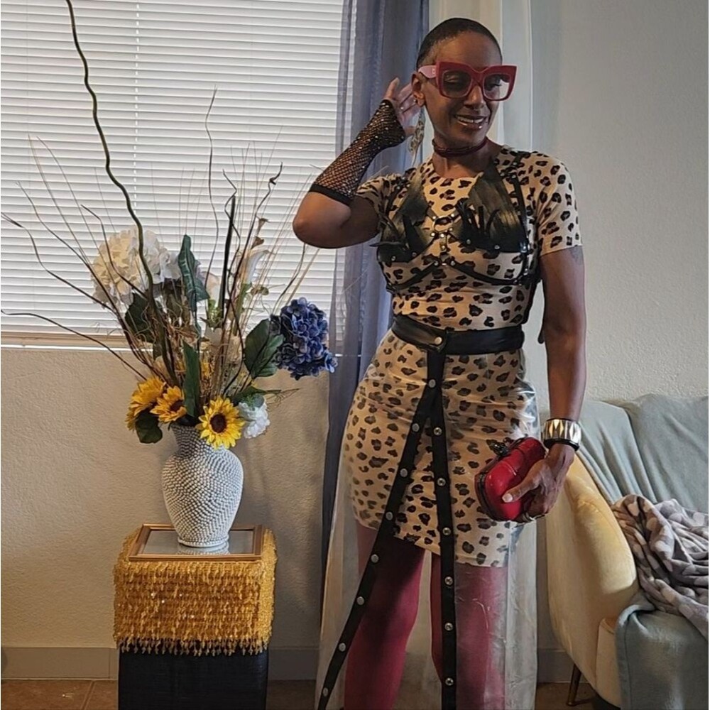 H&M Animal Print Dress Size 2